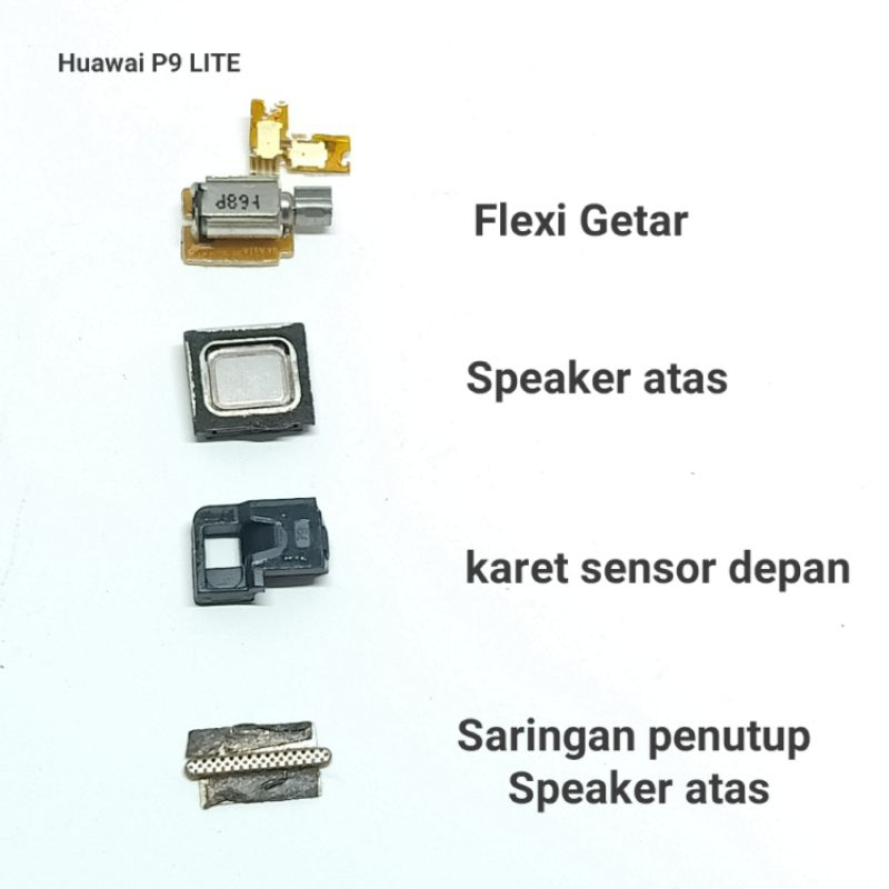 Huawei P9 lite VHS L31 / VNS-L22 Speaker atas telinga / Flexi getar / tutup Speaker telfon Original