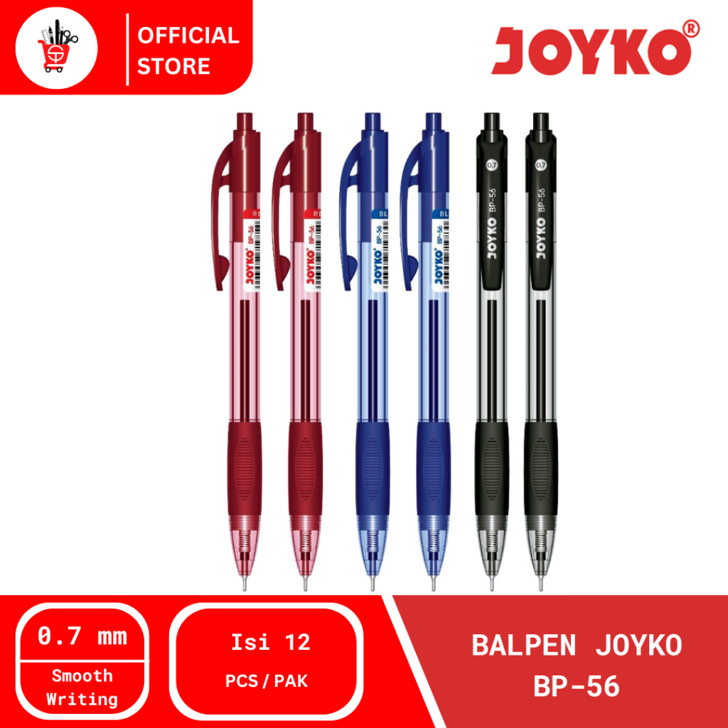 

Ballpoint | Pulpen | Balpen Joyko BP-56 (12 PCS)