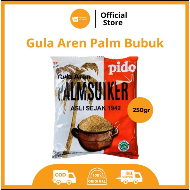 

Palm Sugar Gula Aren Bubuk Untuk Cookies Pido Palm Suiker 250gr