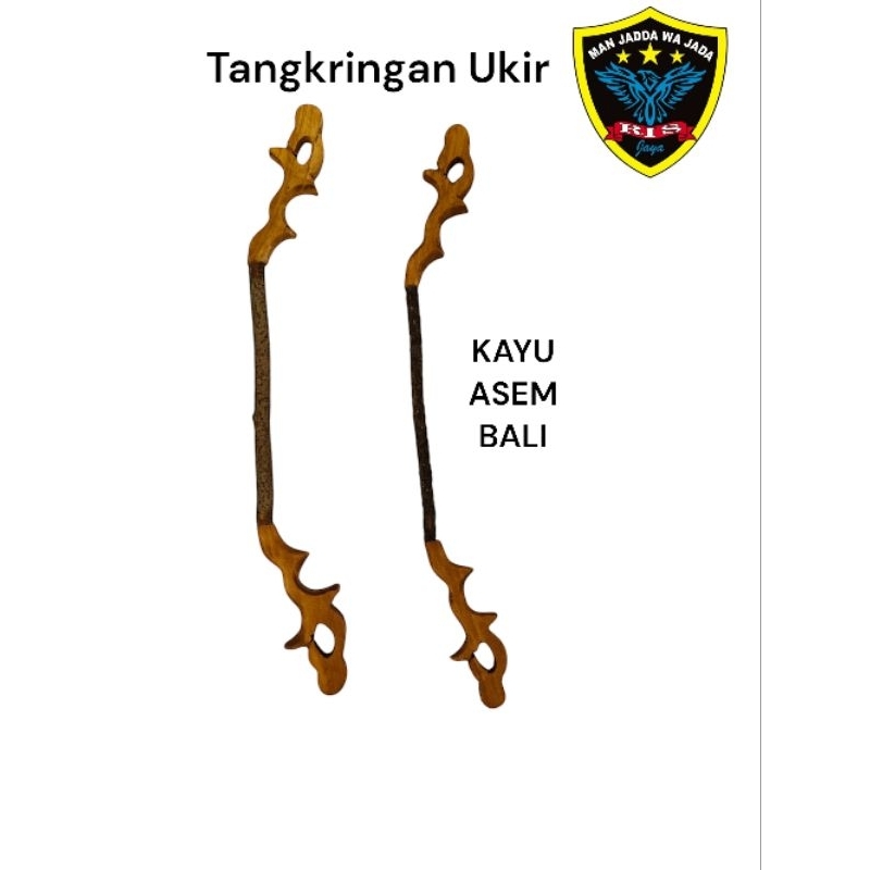 Tangkringan Ukir asem bali Pleci Kolibri Sogon