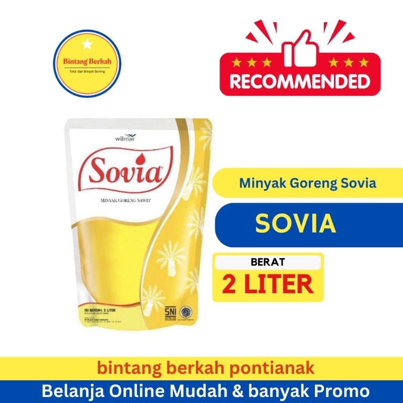 

Sovia 2 L minyak goreng