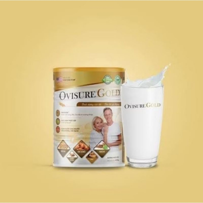 Ovisure Gold Susu Original Kemasan Kaleng 650gram Asli