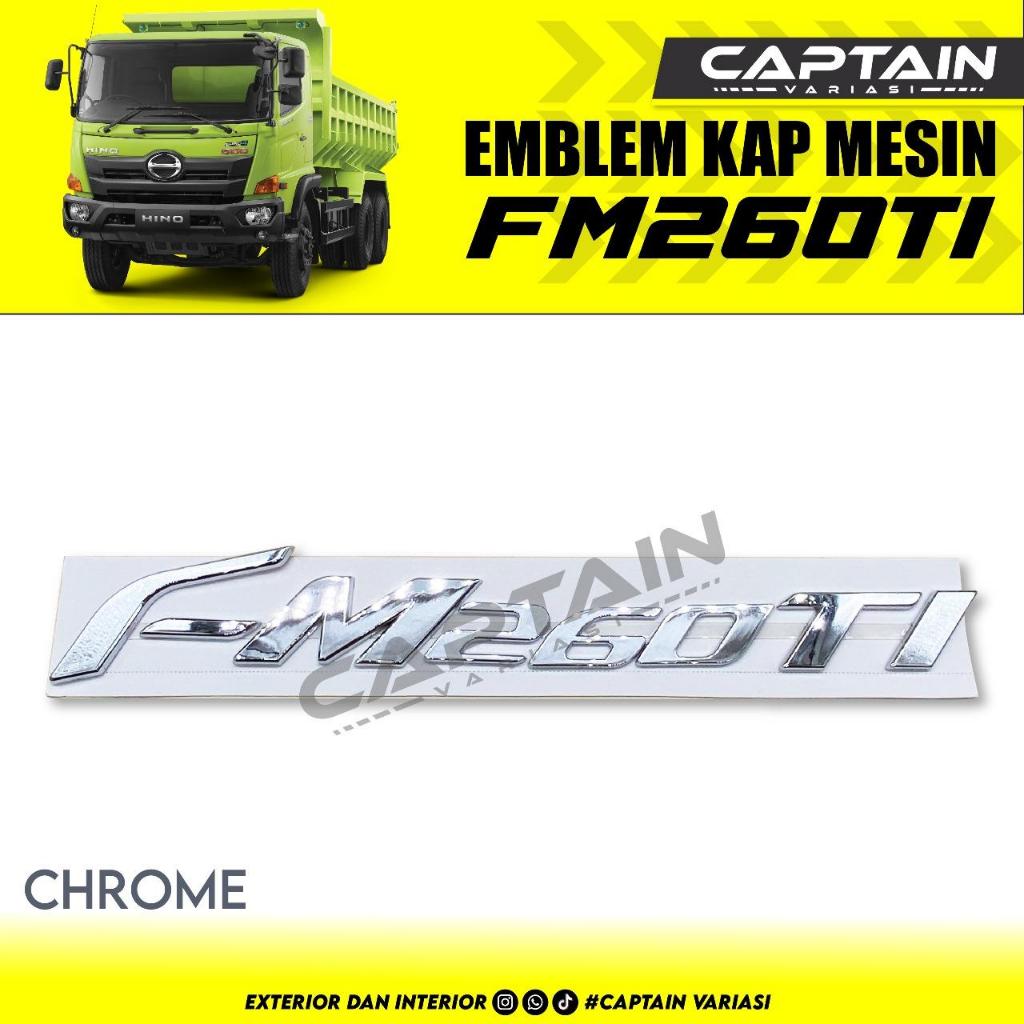 Emblem Kap Mesin FM260TI Chrome