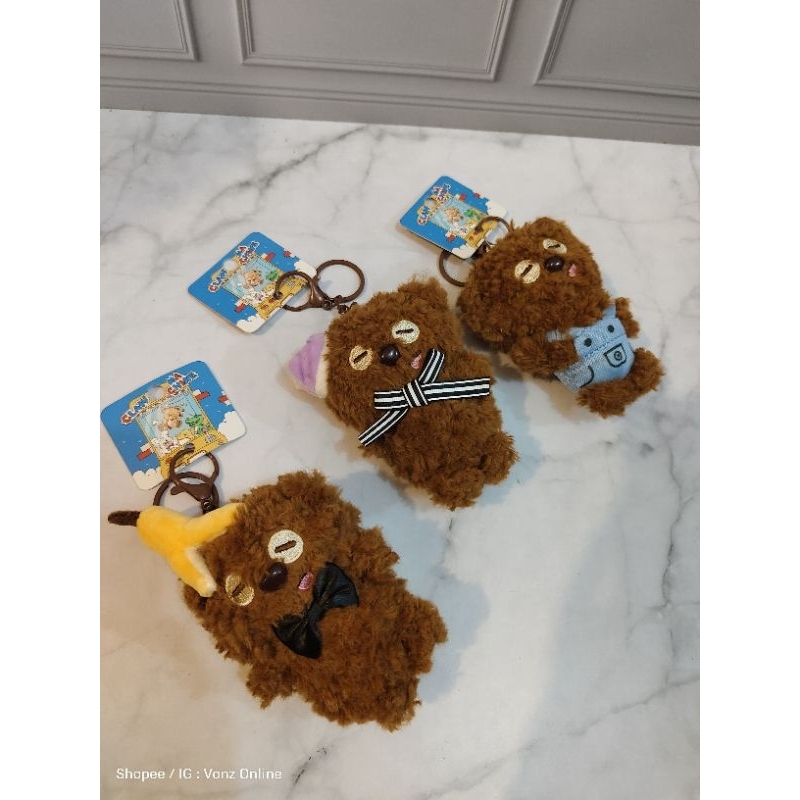KEYCHAIN GANTUNGAN KUNCI TEDDY MINION BOB
