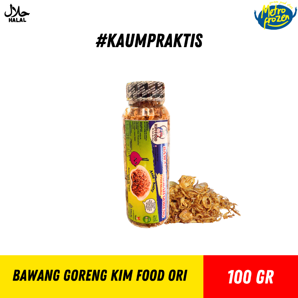 

KIM FOOD Bawang goreng merah pedas// BAWANG Goreng renyah// Bawang goreng instan banjarmasin