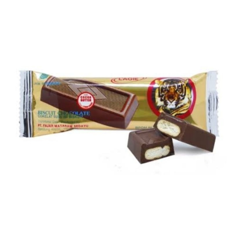 

L'Agie Tiger Cokelat Biskuit 25 gram
