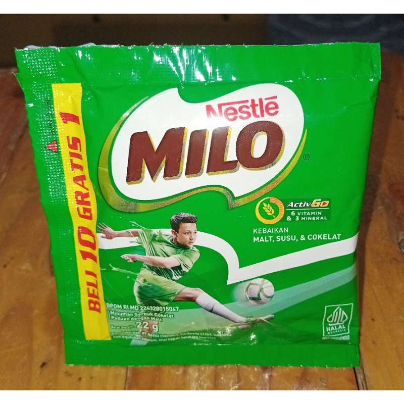 

Milo 22g 1 Renteng (11 Sachet)