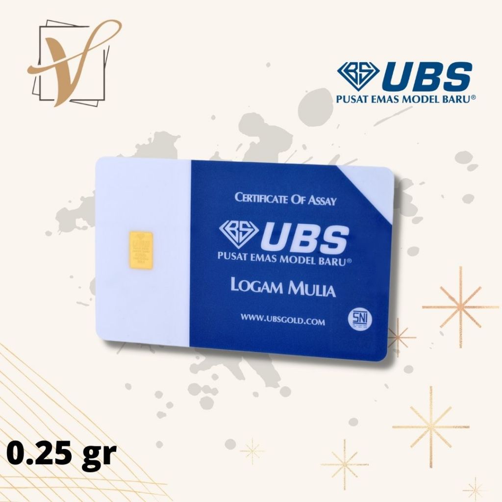 Logam Mulia (LM) 24k Ubs 0.25 gram