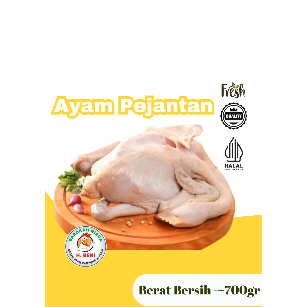 

Ayam pejantan bersih 600-700gram