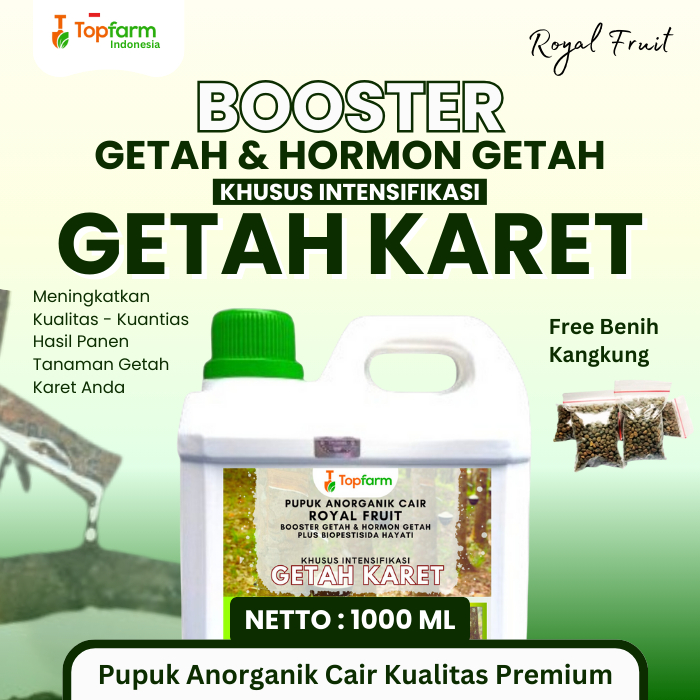 Pupuk Topfarm / Pupuk Karet Mati Getah Booster / Pupuk Karet Mati Getah Boster / Pupuk Karet Agar Ge