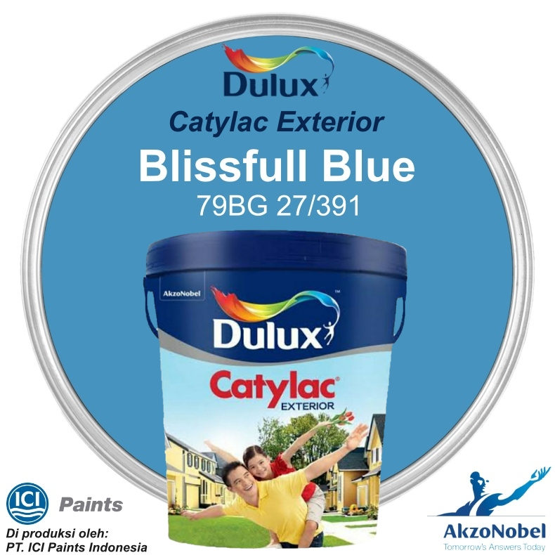 CAT DULUX CATYLAC EXTERIOR 25 KG - BLISSFULL BLUE 79BG 27/391