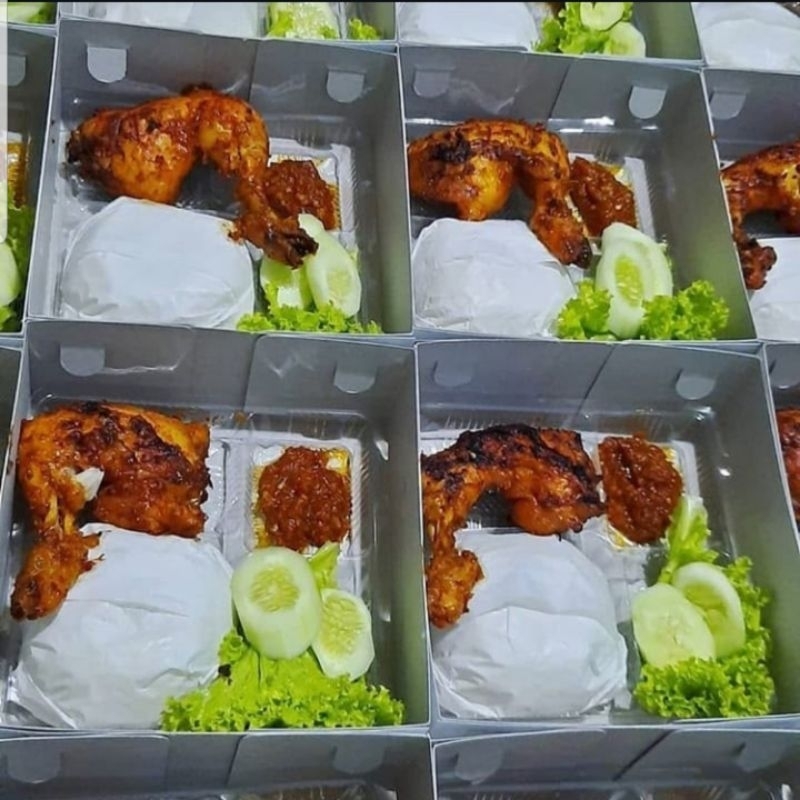 

Nasi Kotak Ayam Bakar Pedas