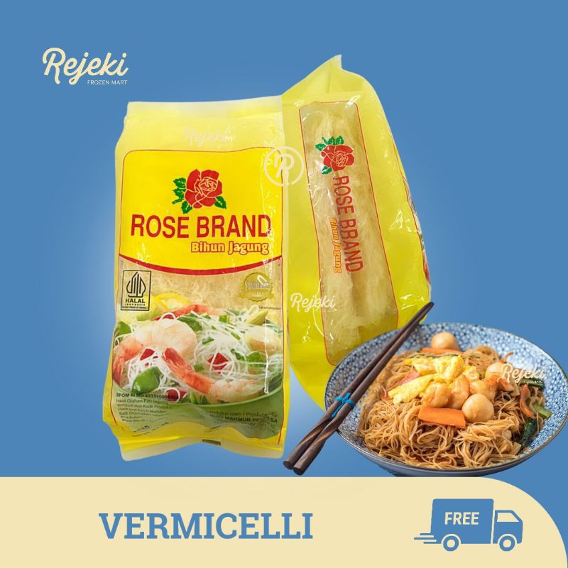 

Rose Brand Bihun Jagung Vermicelli 320gr - Rejeki Frozen Moyo