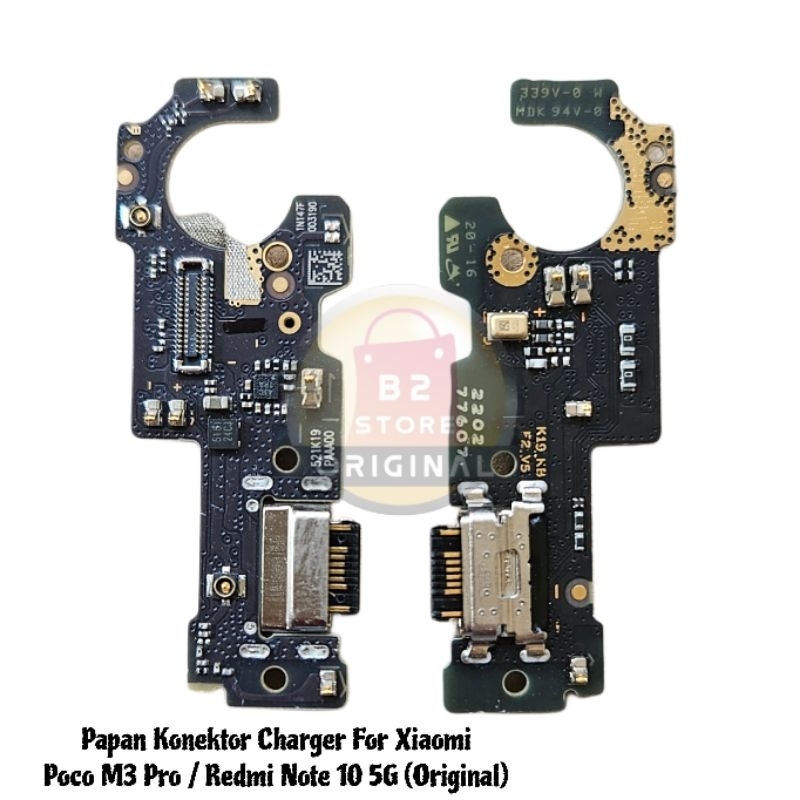 Flexibel Konektor Charger Xiaomi Redmi Note 10 5G - Poco M3 Pro 5G Papan Con Cas Original With ic