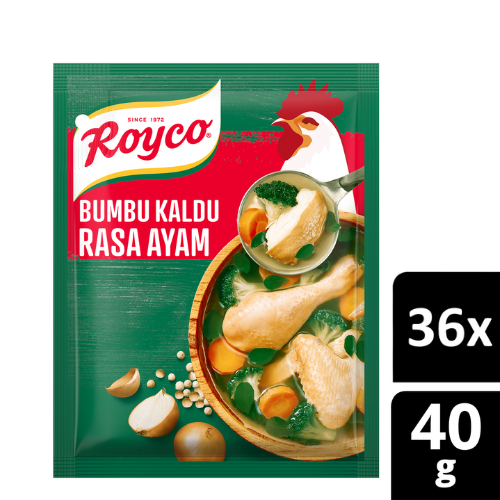 

Royco Bumbu Kaldu Spesial Penyedap Rasa Ayam Tanpa Penguat Rasa 40g (Isi 36)