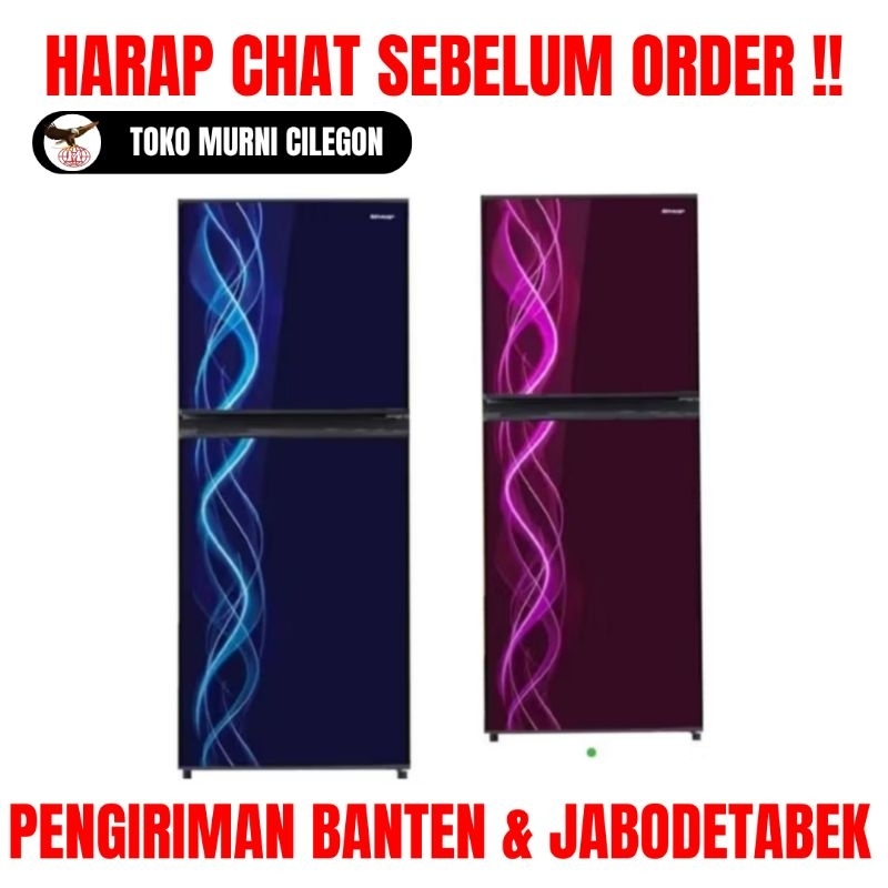 Kulkas 2 Pintu SHARP (free ongkir cilegon serang kota)