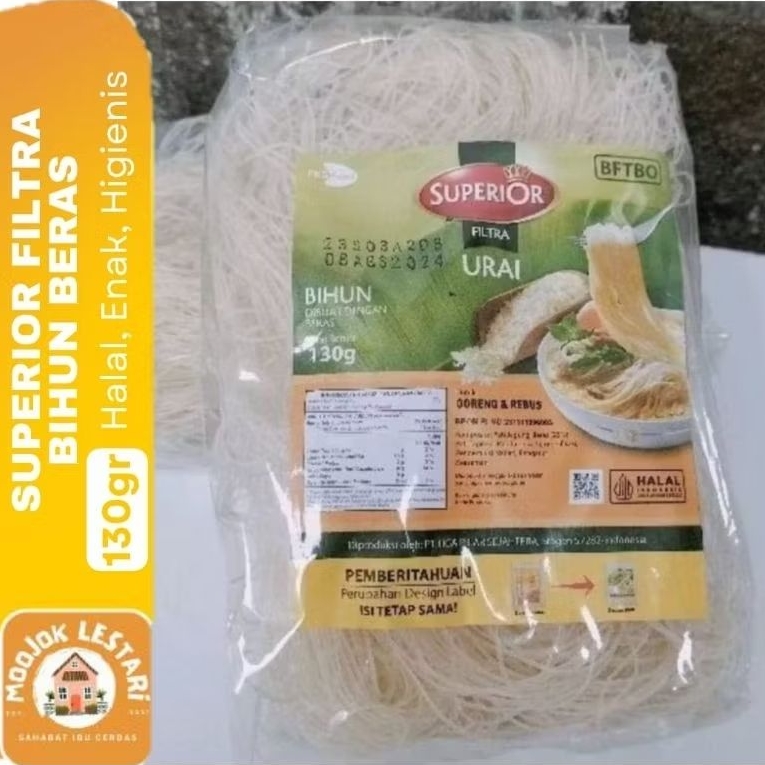 

Superior FILTRA Bihun beras 130g Enak Higienis untuk Rebus/Goreng