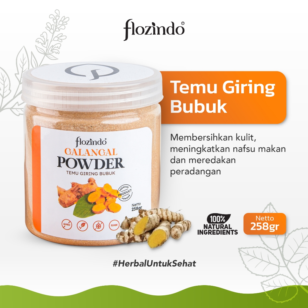 

Flozindo Galangal Powder / Temu Giring Bubuk