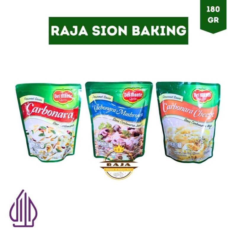 

Delmonte Saus Carbonara 180gr [ Carbonara / Carbonara Mushroom / Carbonara Cheese ]