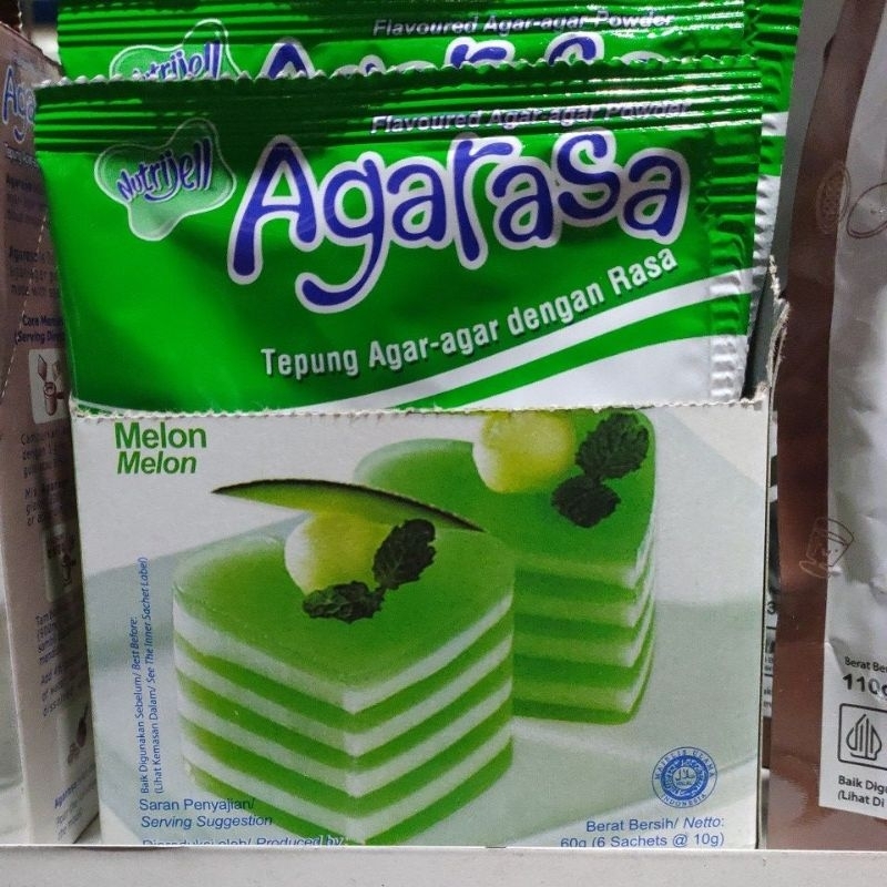 

Nutrijell Agarasa Melon Kemasan 10gr