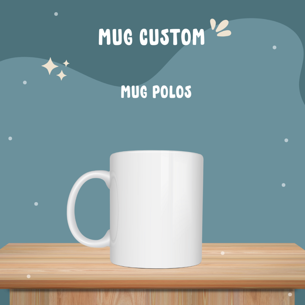 Mug Keramik putih Polos