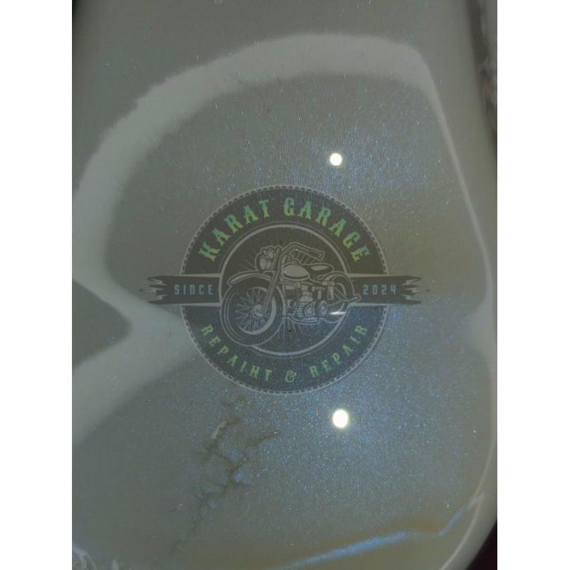 CAT EFEK LEMBAYUNG BIRU || CAT MOTOR EFEK LEMBAYUNG BIRU BERBAHAN PU