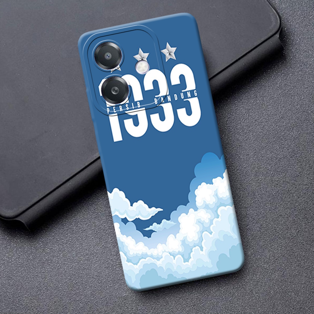 Case Hp Oppo A3x 4G/5G Terbaru 2024 - Desain Kreatif Motif PERSIB BANDUNG  - Softcase Hp Murah - Cas