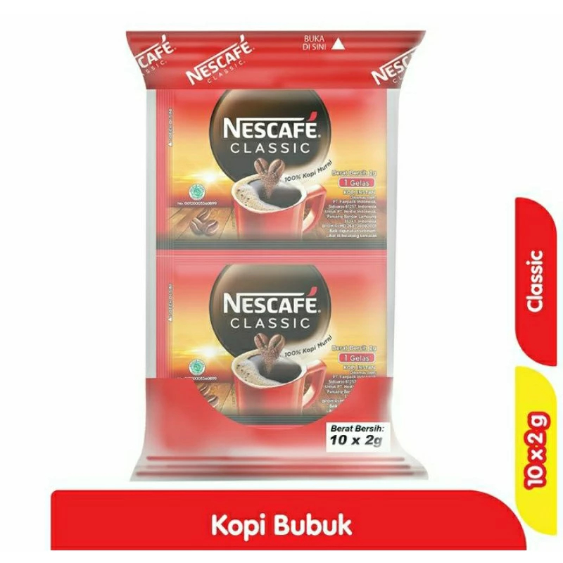 

icon video play icon arrow left boldicon arrow right bold Share: Favorit (2) Product Information Section NESCAFE CLASSIC BAG 10X2 GRAM