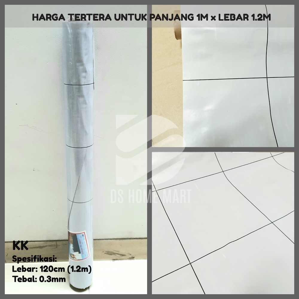 Keramik Kecil - PER METER Karpet Lantai Tikar Plastik Vinyl METERAN dengan Lebar 1.2m