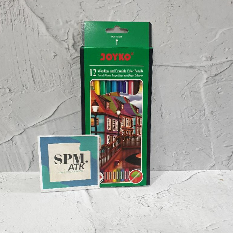 

KODE O38E Pensil Warna Joyko 12w CP19 Erasable