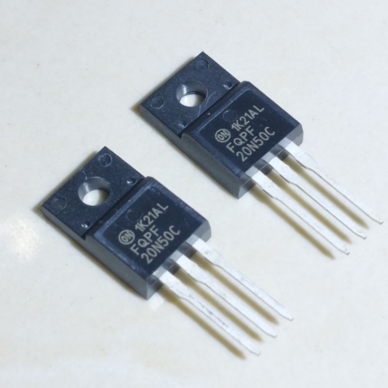 2 Buah 2Pcs FQPF 20N50 20N50C FDPF FQPF20N50 Mosfet N-Ch 20A 500V To-220