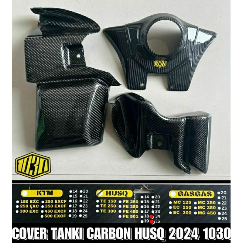 COVER TANGKI CARBON HUSQVARNA 2024