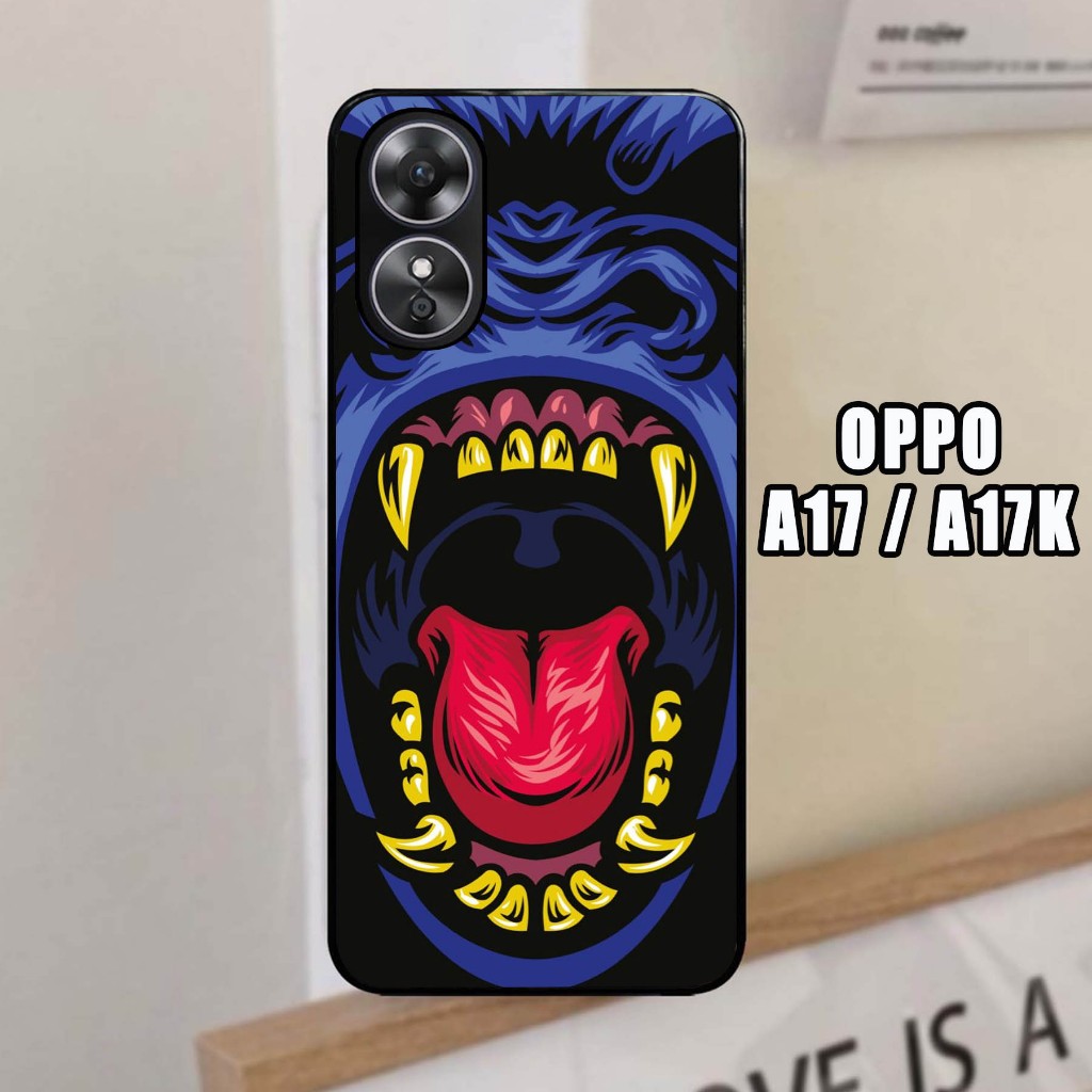 Case Glossy , Case Oppo A17 / A17K , Motif Keren- Silikon - Case Glossy - Casing - Terlaris - Terbar