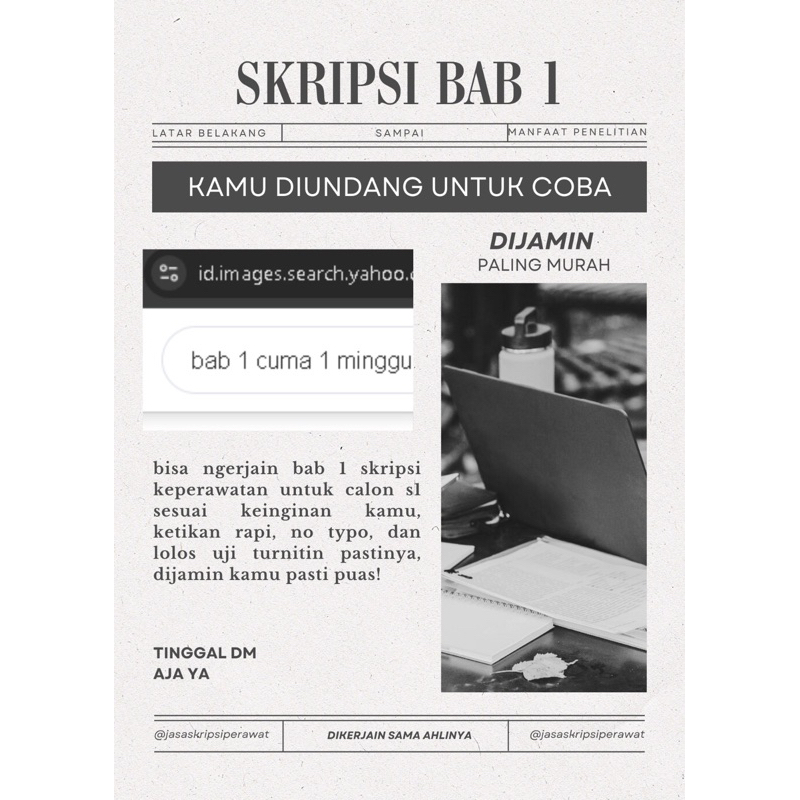 Skripsi bab 1, 1 minggu saja