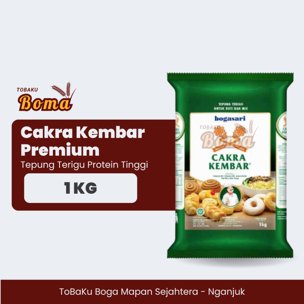 

Tepung Cakra Kembar Premium (1kg)