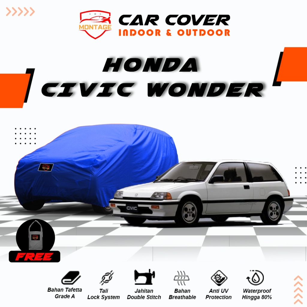 Body Cover Mobil Civic Wonder / Sarung Mobil Civic Wonder All Type / Selimut Honda Civic Wonder