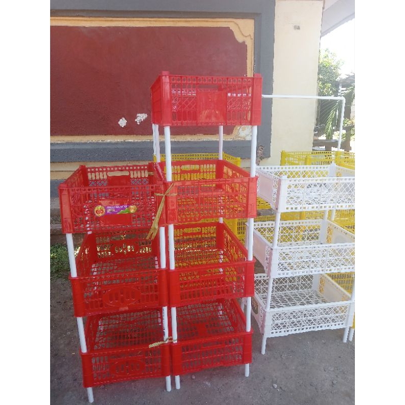 Keranjang Susun //keranjang buah //RAK SERBAGUNA //Rak buku