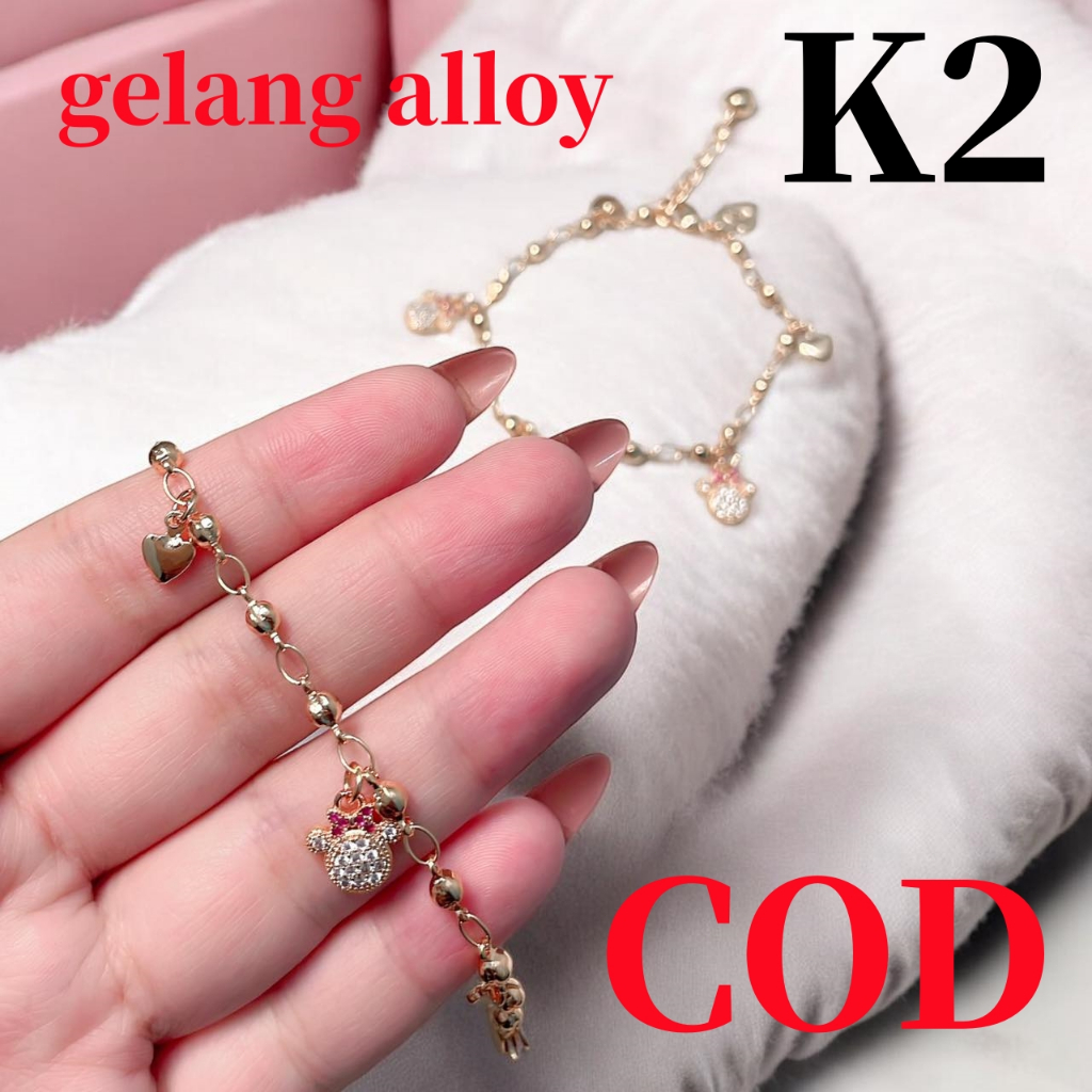 Gelang Paduan Gelang Zirkon Warna Warni Terasa Mewah, Simpel Dan Keren