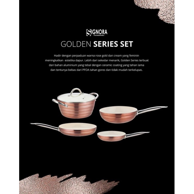 Golden series set signora/ panci serbaguna signora