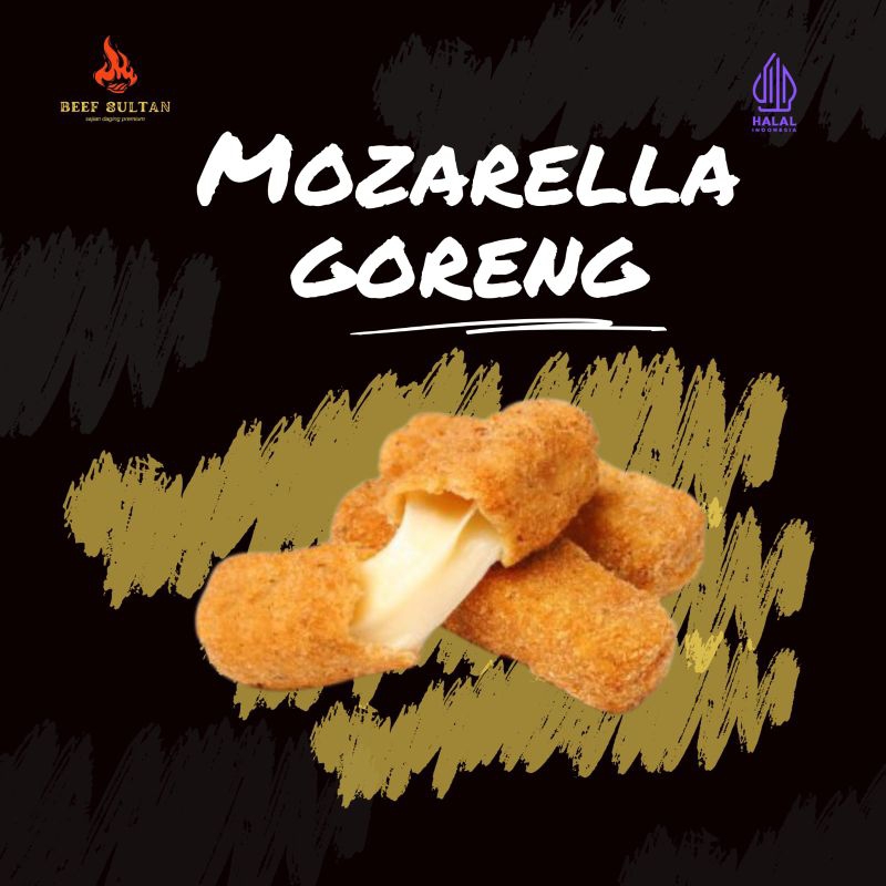 

Keju Mozzarella Goreng Frozen/Mozreng Original plus Saus/Camilan Beku Mozzarella Goreng/Makanan Beku Olahan Keju Mozzarella