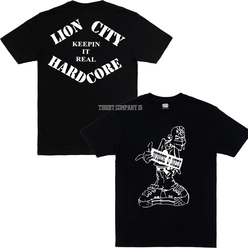 Keep It real Tshirt Black - Lion City Hardcore Kaos band Keep It real hardcore