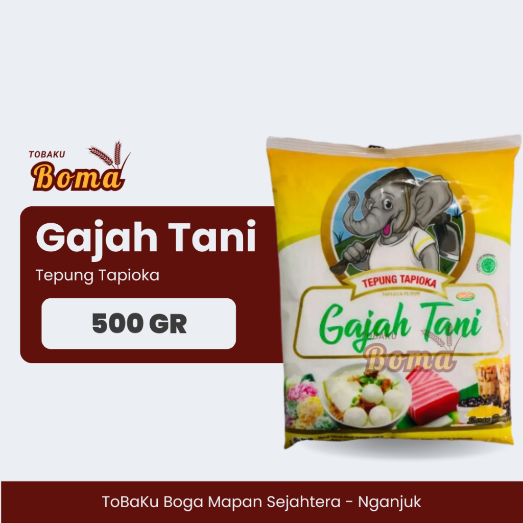 

Tepung Tapioka Cap Gajah Tani (500gr)