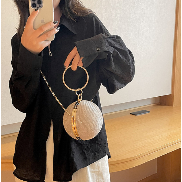 Tas Kondangan Wanita Mewah Tas Pesta Wanita Murah Tas Pesta Wanita Bulat Mewah Clutch Mewah Wanita