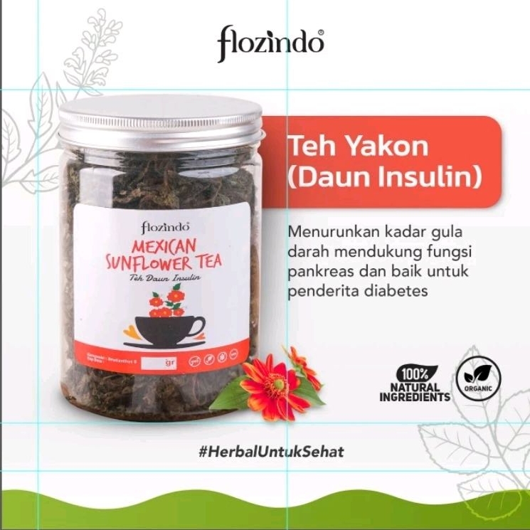 

Flozindo Yakon Tea / Teh Daun Insulin / Teh Yakon