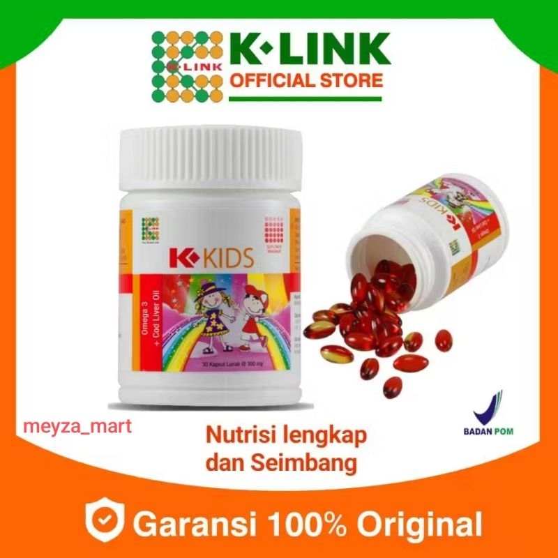 K-OMEGA KIDS EXP 2027 VITAMIN KECERDASAN OTAK ANAK DAN NAFSU MAKAN ORIGINAL