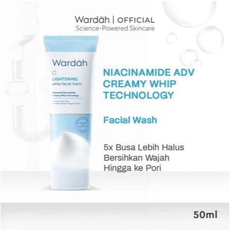 Best Wardah Pencuci muka Whif facial foam 100ml / COD pencuci muka Wardah kulit sensitif