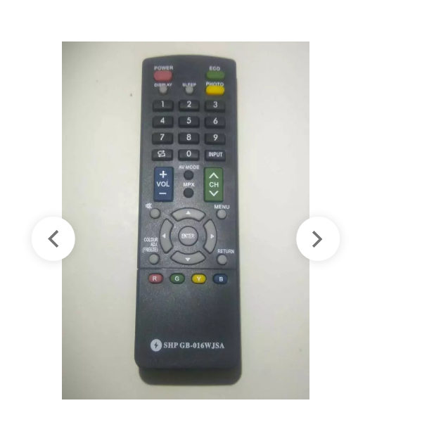 Remot TV Sharp LCD LED slim Tabung