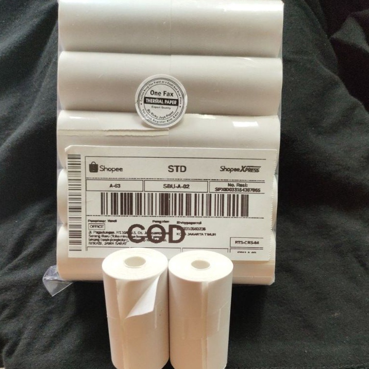 

KODE M54Z Kertas Thermal Stiker Label 583mm Paket 1 Pcs Cok Untuk Resi Pengiriman Dll
