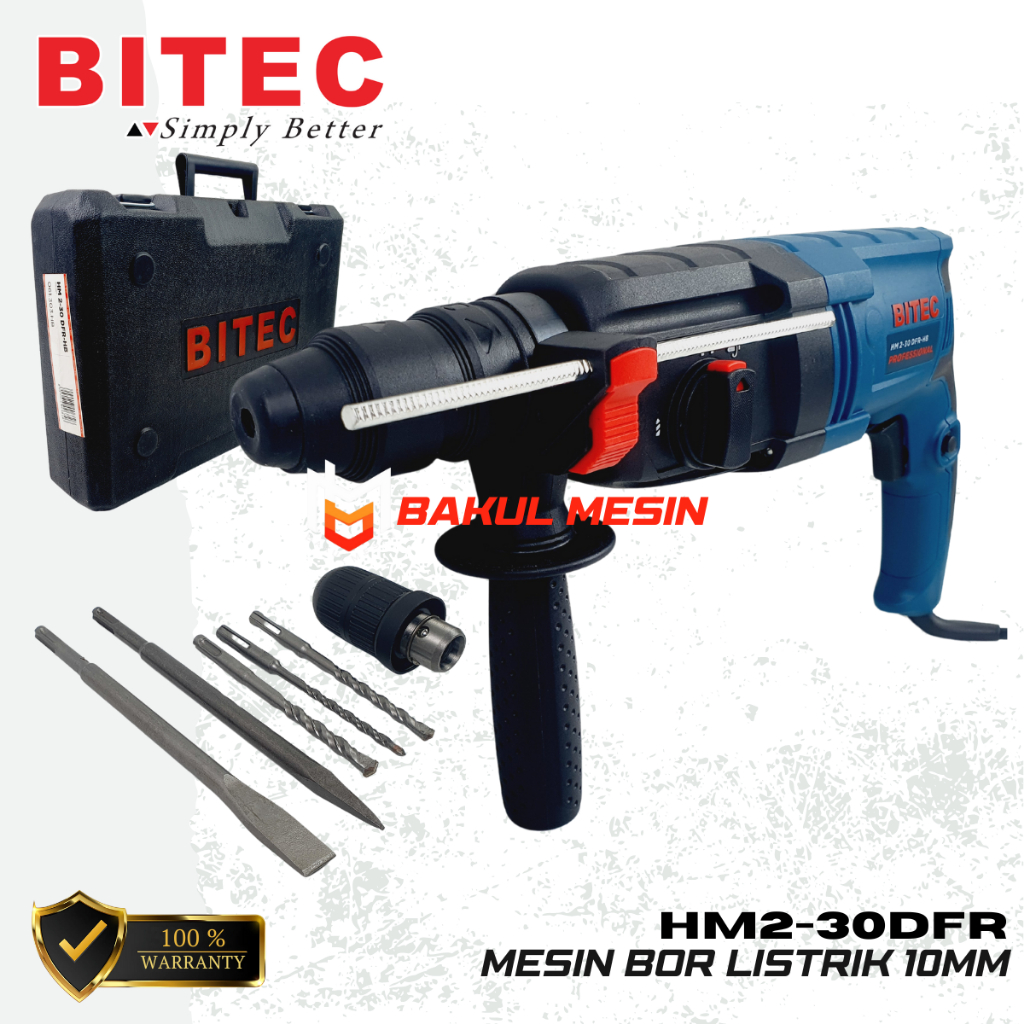mesin bor beton 3mode BITEC HM 2-30 DFR rotary hammer HM2-30