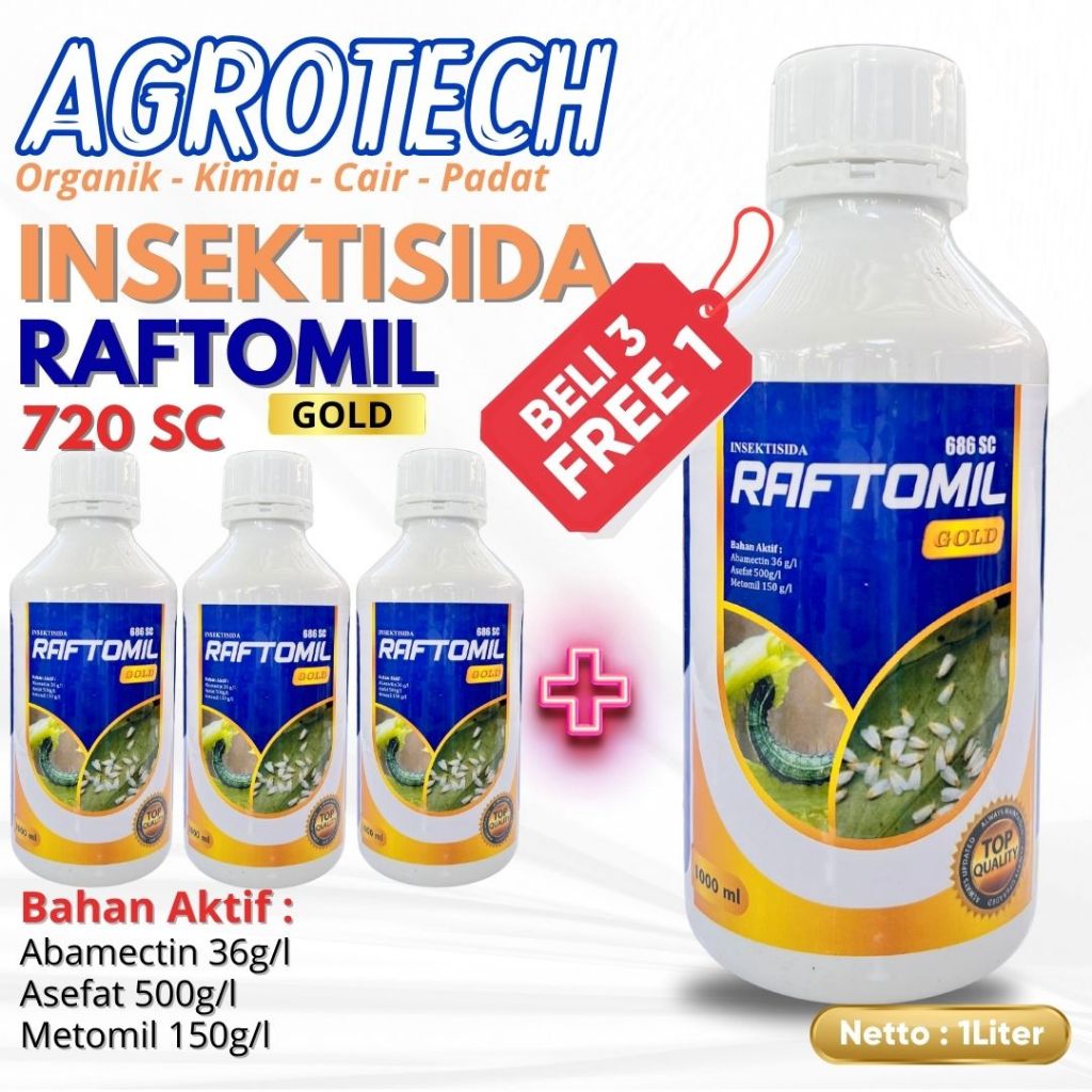 RAFTOMIL GOLD 686SC Insektisida Abamectin Pengendali Hama Serangga Pengganggu